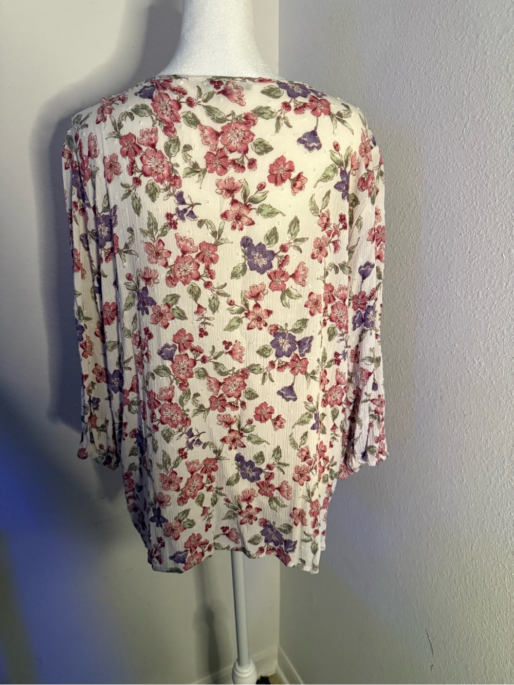 Paper Moon Brand Long Sleeve Floral Women’s Blouse Size 1X - Picture 2 of 8